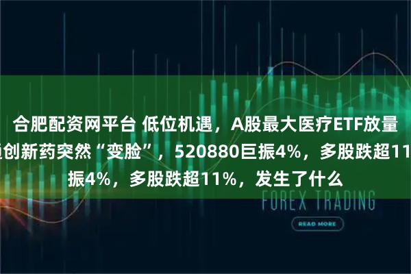 合肥配资网平台 低位机遇，A股最大医疗ETF放量三连阳！港股通创新药突然“变脸”，520880巨振4%，多股跌超11%，发生了什么